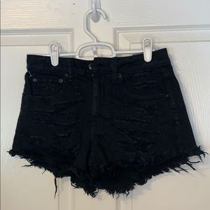American Eagle Black Jean Shorts